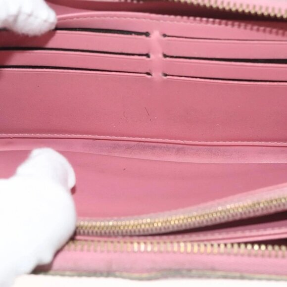 LOUIS VUITTON Vernis Zippy Wallet Long Wallet Poppy Petal M61562 LV Auth am8739 - Picture 8 of 15